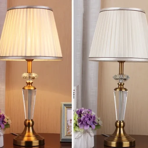 Bedside lamps Multi-shade / Ambient Lamps Crystal / Nordic Style For Living Room / Bedroom Metal Green