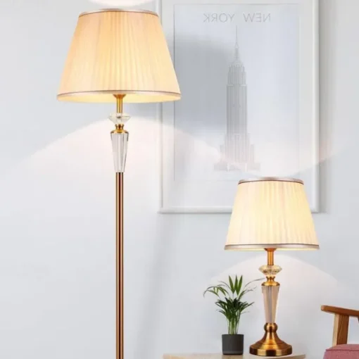 Bedside lamps Multi-shade / Ambient Lamps Crystal / Nordic Style For Living Room / Bedroom Metal Green