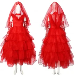 Beetlejuice Beetlejuice 2 Zombie Lydia Deetz Cosplay Costume Halloween Group Couples Costumes Adults' Men's Women's Classic & Timeless Wedding Party Halloween Carnival Masquerade Easy Carnival Costume