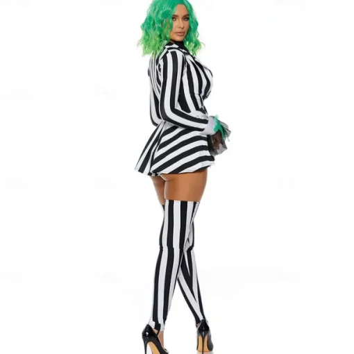 Beetlejuice Beetlejuice Outfits Stockings Cosplay Costume Movie Cosplay for Women's Adults Halloween Carnival Performance Party