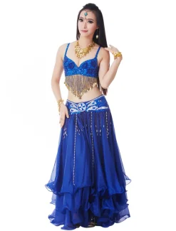 Belly Dance Coin Beading Sequin Women's Training Polyester / Performance / Ballroom