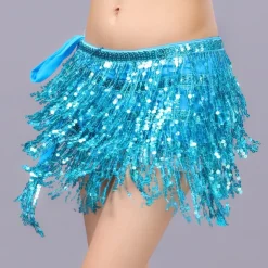 Belly Dance Skirt Hip Scarf Dance Hip Belt Latin Dance Hula Hip Scarf