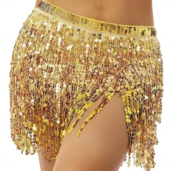Belly Dance Skirt Hip Scarf Dance Hip Belt Latin Dance Hula Hip Scarf