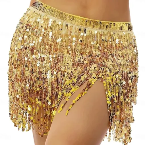 Belly Dance Skirt Hip Scarf Dance Hip Belt Latin Dance Hula Hip Scarf