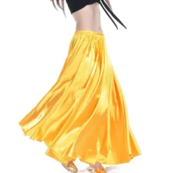 Belly Dance Skirts Ruching Women's Training Performance Natural Nylon