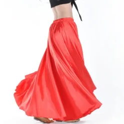 Belly Dance Skirts Ruching Women's Training Performance Natural Nylon