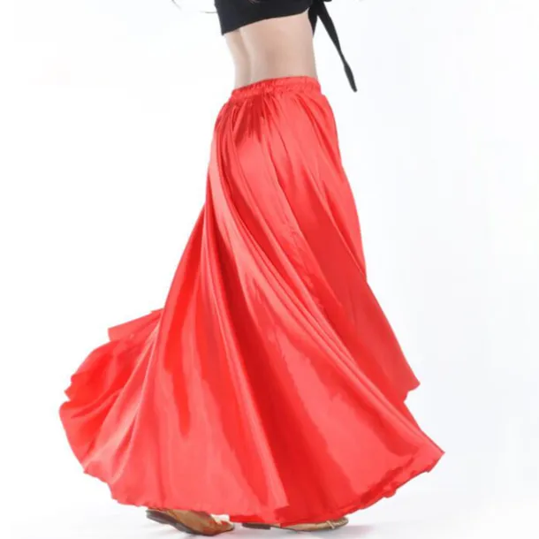 Belly Dance Skirts Ruching Women's Training Performance Natural Nylon