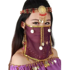 Belly Dance Veil Women's Performance Polyester Sequin Veil