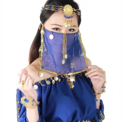 Belly Dance Veil Women's Performance Polyester Sequin Veil