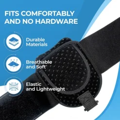 Belt Truss Support for Men Women Relieve Abdominal Groin Pain, with Movable Compression Pocket Cuttable Straps Adjustable Wasitband, for Inguinal/Incisional/Femoral/Sports Hernia