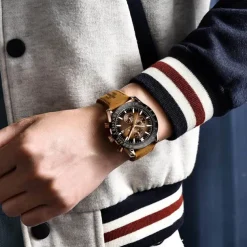 BENYAR Mens Quartz Watches Chronograph Analog Quartz Movement Stylish Sports Designer Wrist Watch 30M Waterproof Elegant Gift Watch for Men