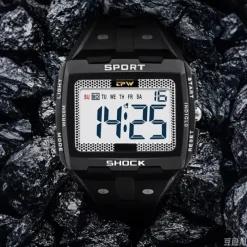 Big Numbers Oversized Digital Watch Easy to Read 5ATM Water Resistant For Student