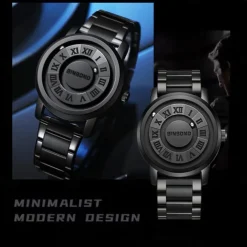 BINBOND Men's New Concept Personalized Creativity Men's Magnetic Suspension Waterproof Men's Watch
