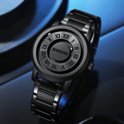 BINBOND Men's New Concept Personalized Creativity Men's Magnetic Suspension Waterproof Men's Watch