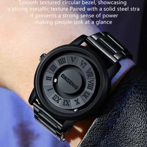 BINBOND Men's New Concept Personalized Creativity Men's Magnetic Suspension Waterproof Men's Watch