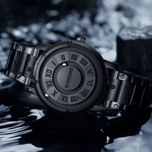 BINBOND Men's New Concept Personalized Creativity Men's Magnetic Suspension Waterproof Men's Watch