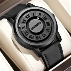 BINBOND Men's New Concept Personalized Creativity Men's Magnetic Suspension Waterproof Men's Watch