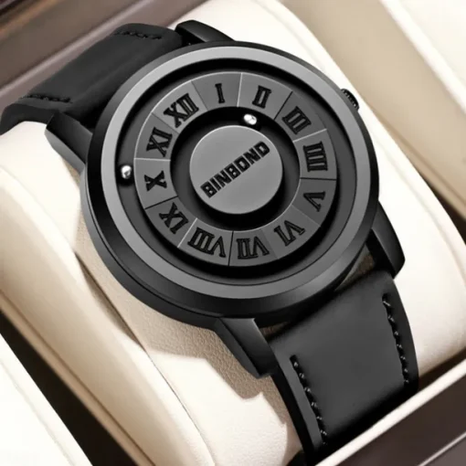 BINBOND Men's New Concept Personalized Creativity Men's Magnetic Suspension Waterproof Men's Watch