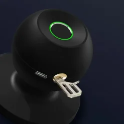 Biometric Smart Door Knob with Tuya App Control Secure Fingerprint Lock for Bedroom Cloakroom Apartments Offices