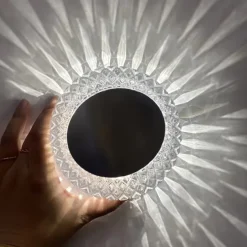 Bird's Nest Crystal Table Lamp Night Light Ambient Light 16 Color RGB Dimmable Touch Remote Control Light 1200mAh Rechargeable Decor Desk Lamp Acrylic Modern Style Romantic Bedside Lamp