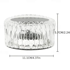 Bird's Nest Crystal Table Lamp Night Light Ambient Light 16 Color RGB Dimmable Touch Remote Control Light 1200mAh Rechargeable Decor Desk Lamp Acrylic Modern Style Romantic Bedside Lamp