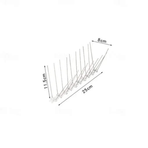 Birdthorn - Anti-pigeon Squirrel Raccoon Cat and Crow Defenders - Durable Stainless Steel for Outdoor Railing Protection