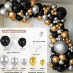 Birthday balloon set party decoration balloons wedding room scene decoration balloon chain arch