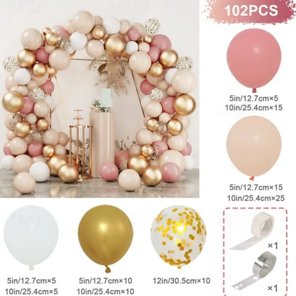 Birthday balloon set party decoration balloons wedding room scene decoration balloon chain arch