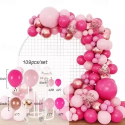 Birthday balloon set party decoration balloons wedding room scene decoration balloon chain arch