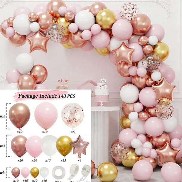 Birthday balloon set party decoration balloons wedding room scene decoration balloon chain arch