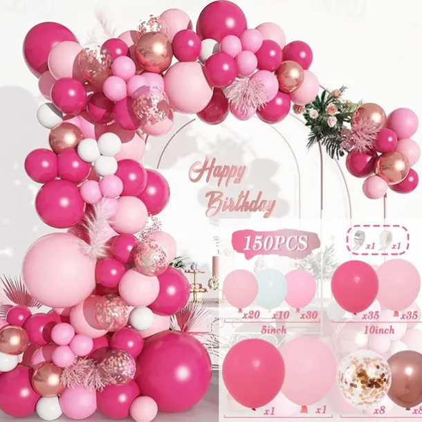 Birthday balloon set party decoration balloons wedding room scene decoration balloon chain arch