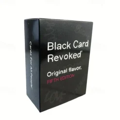 Black Card Revoked Original Flavor Fifth Edition Mystery Trivia Game, Standard Edition for Teens and Adults Paper Material