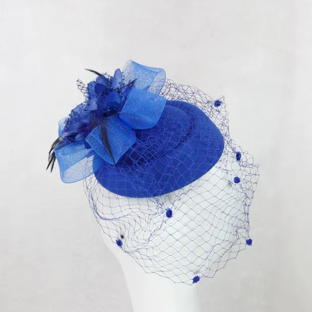 Black Funeral Hat Feather Net Pillbox Fascinators Hats Headwear with Feather Floral 1PC Special Occasion Horse Race Ladies Day Headpiece dress to impress Race Day Dress