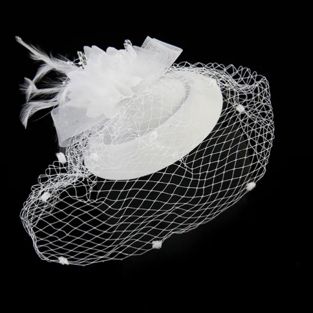 Black Funeral Hat Feather Net Pillbox Fascinators Hats Headwear with Feather Floral 1PC Special Occasion Horse Race Ladies Day Headpiece dress to impress Race Day Dress