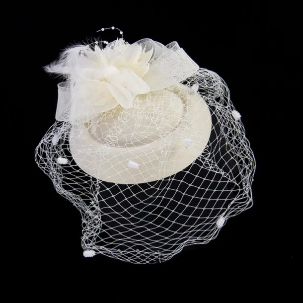Black Funeral Hat Feather Net Pillbox Fascinators Hats Headwear with Feather Floral 1PC Special Occasion Horse Race Ladies Day Headpiece dress to impress Race Day Dress