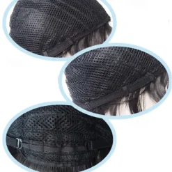 Black Wigs for Women The Addams Family Wig Long Black Wig Cosplay Wig Synthetic Wig Cosplay Wig Long Azure Light Brown Lake Blue Blonde Pink Synthetic Hair 34 Inch Women'S Halloween Wigs