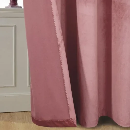 Blackout Curtain Drapes Velvet Farmhouse Grommet/Eyelet IKEA Series Curtain Panels For Living Room Bedroom Door Kitchen Window Treatments Thermal Insulated Room Darkening