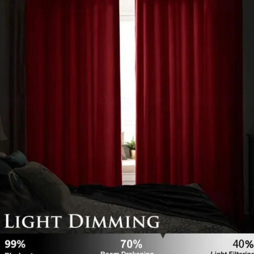 Blackout Curtain Drapes Velvet Farmhouse Grommet/Eyelet IKEA Series Curtain Panels For Living Room Bedroom Door Kitchen Window Treatments Thermal Insulated Room Darkening