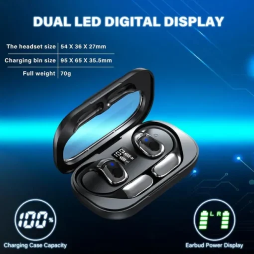Bluetooth 5.4 Touch Control Wireless Bluetooth Earphone Headphones Waterproof Sport Gaming Headset Noise Cancelling Earbuds