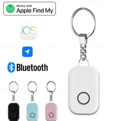 Bluetooth Anti-lost Smart Tag Mini GPS Tracker Locator for Key Wallet Suitcase Bag Luggage Pet Finder Works with Apple Find My