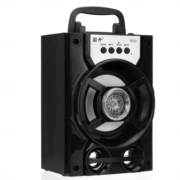 Bluetooth 5.1v Portable PA Speaker With/without Microphone Color Changing LED Light Rechargeable Karaoke Machine Supports TF Card/USB FM , Perfect for Party