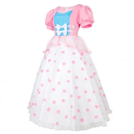 Bo Peep Cosplay Costume Halloween Props Masquerade Anime Movie Cosplay for Women's Adults' Christmas New Year Masquerade