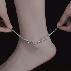 Body Chain Foot Chain Leg Chain Elegant & Luxurious Sparkle Sexy Alloy For Cosplay Carnival Women's Costume Jewelry Fashion Jewelry