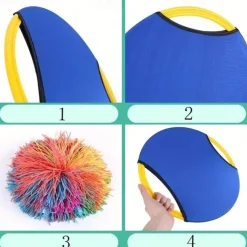 Boost Your Kids' Fun with the Bouncing Ball Catch & Toss Game - Indoor & Outdoor Parent-Child Interactive Toy Christmas Halloween Thanksgiving Gift