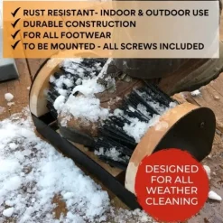 Boot Scrubber - Outdoor Heavy Duty Boot Scraper Brush & Shoe Mud Cleaner