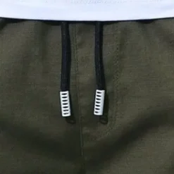 Boy Linen Pants Trousers Pocket Solid Color Breathable Comfort Pants Outdoor Cool Daily Basic Army Green Navy Blue Khaki Mid Waist