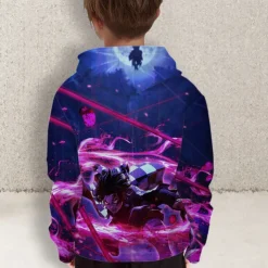 Boys 3D Anime Hoodie Long Sleeve 3D Print Fall Winter Active Sports Fashion Kids 2-12 Years Outdoor Daily Indoor Regular Fit