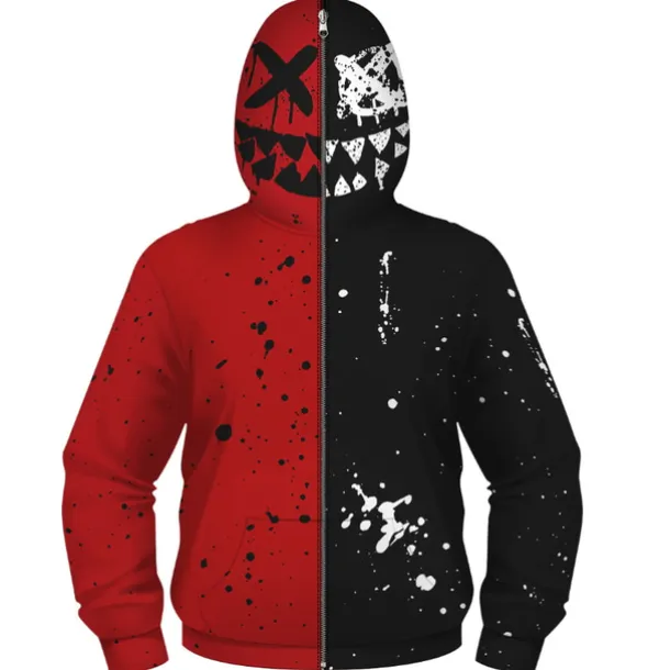 Boys 3D Cartoon Coat Long Sleeve Fall Winter Active Cool Kids 3-10 Years Daily Regular Fit