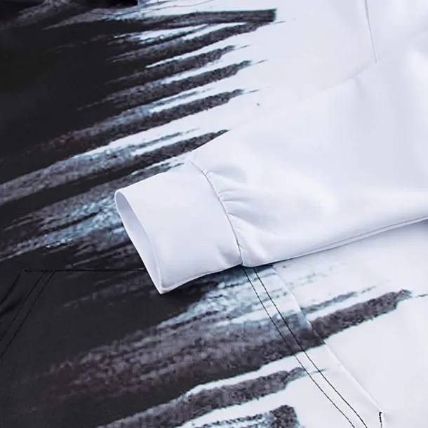 Boys 3D Color Block 3D Print Graffiti Hoodie Long Sleeve 3D Print Active Basic Casual Kids 4-12 Years Sports Outdoor Casual Daily