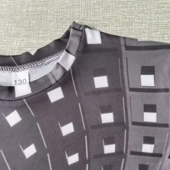 Boys 3D Color Block Optical Illusion T shirt Short Sleeve 3D Print Summer Active Sports Streetwear Polyester Rayon Kids 2-13 Years Outdoor Daily